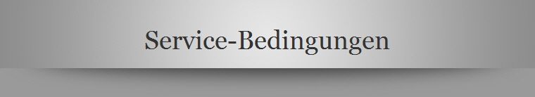 Service-Bedingungen