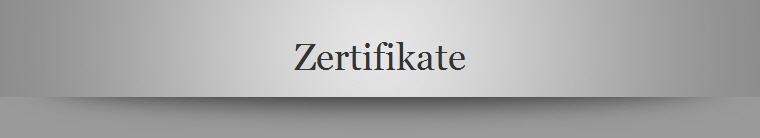 Zertifikate